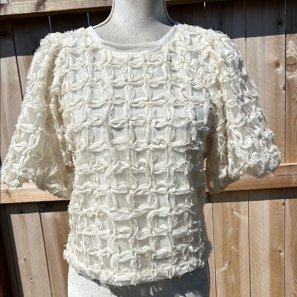 Anthropologie Sarah Hann Karla Texured Top